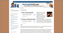 Desktop Screenshot of hearingaids123.com